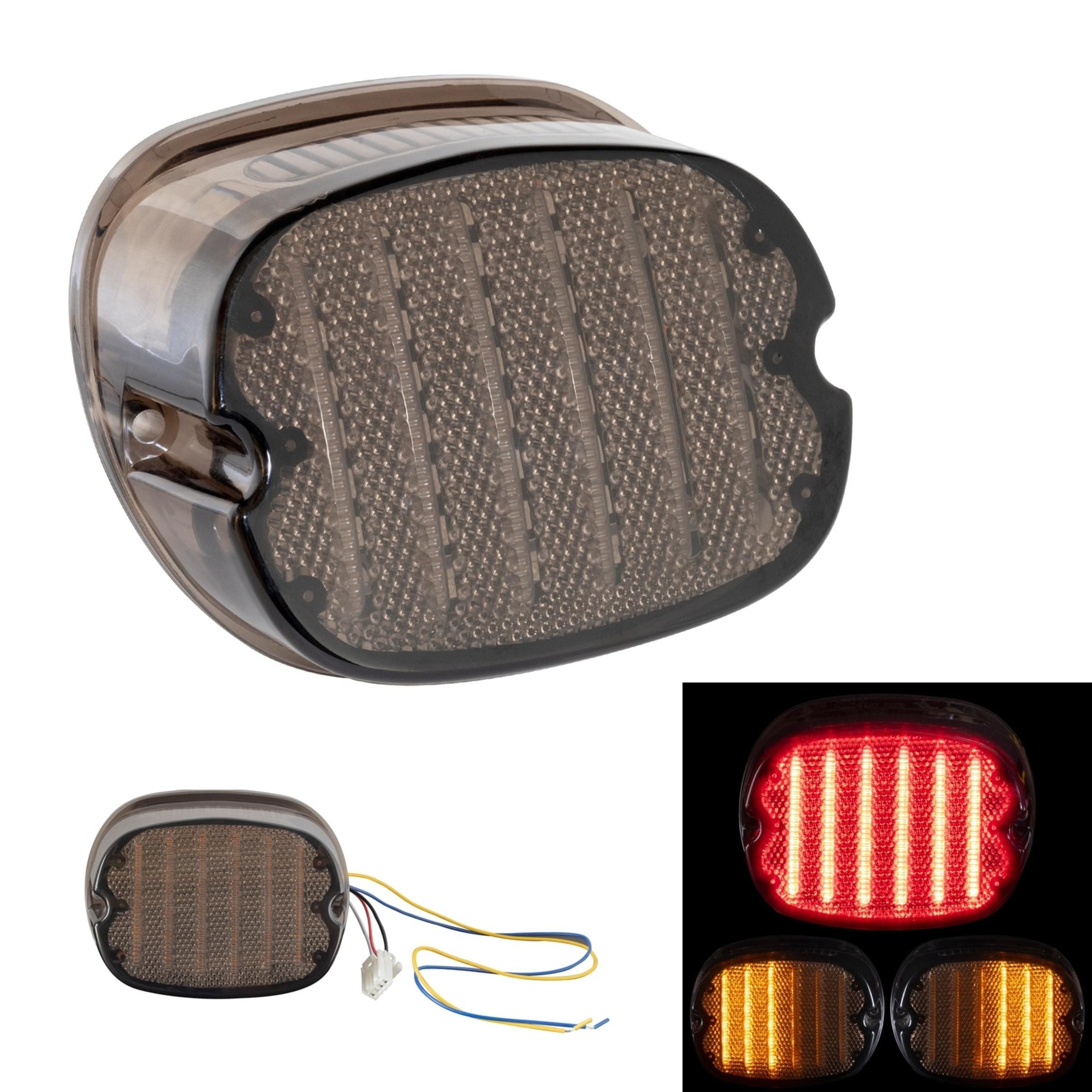 Featured image for “HOGWORKZ® Low Pro LED Taillight & Signals w/ Plate Light Smoked Lens”